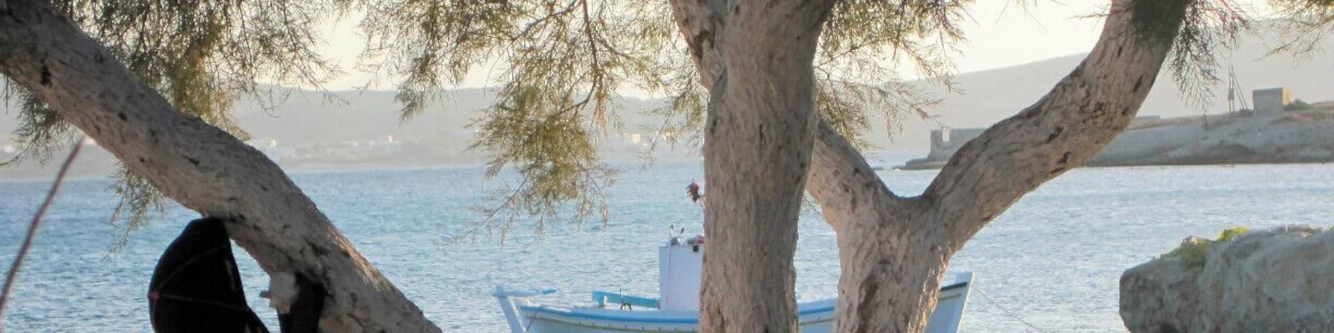 A beach, seven in the evening of a day in late August with the warmth of the red sun at sunset which warms every molecule, every breath, every thought. The tamarisk-candid-lilies, bees. The blue sea of white foam on the shore. The blond children of the sun. Pistachios, ouzaki, bare feet. The warm inside. The feeling that your skin is only a gap-getting thinner, almost to vanishing-between you and the light. And the shocking beauty of intuition that you have a place in that light.