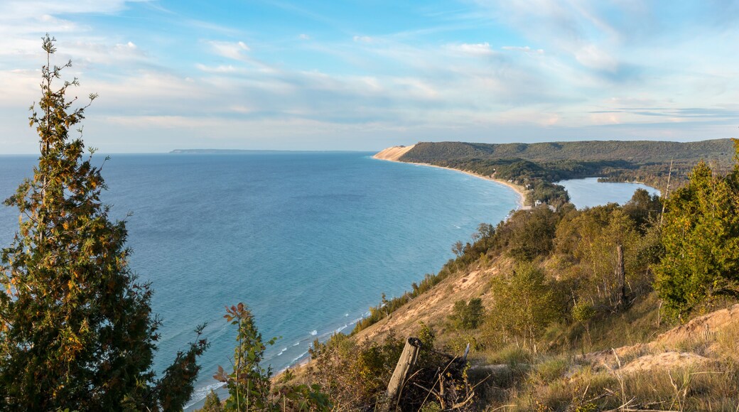 Scenic Vista at Sleeping Bear Dunes National Lakeshore in Northern Michigan