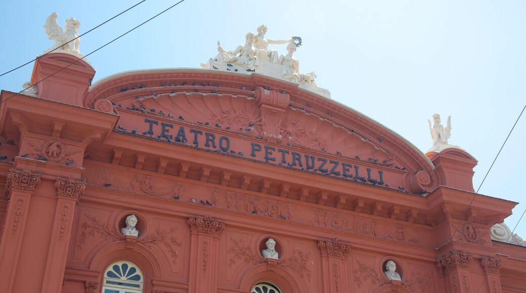 Bari showing signage and heritage architecture
