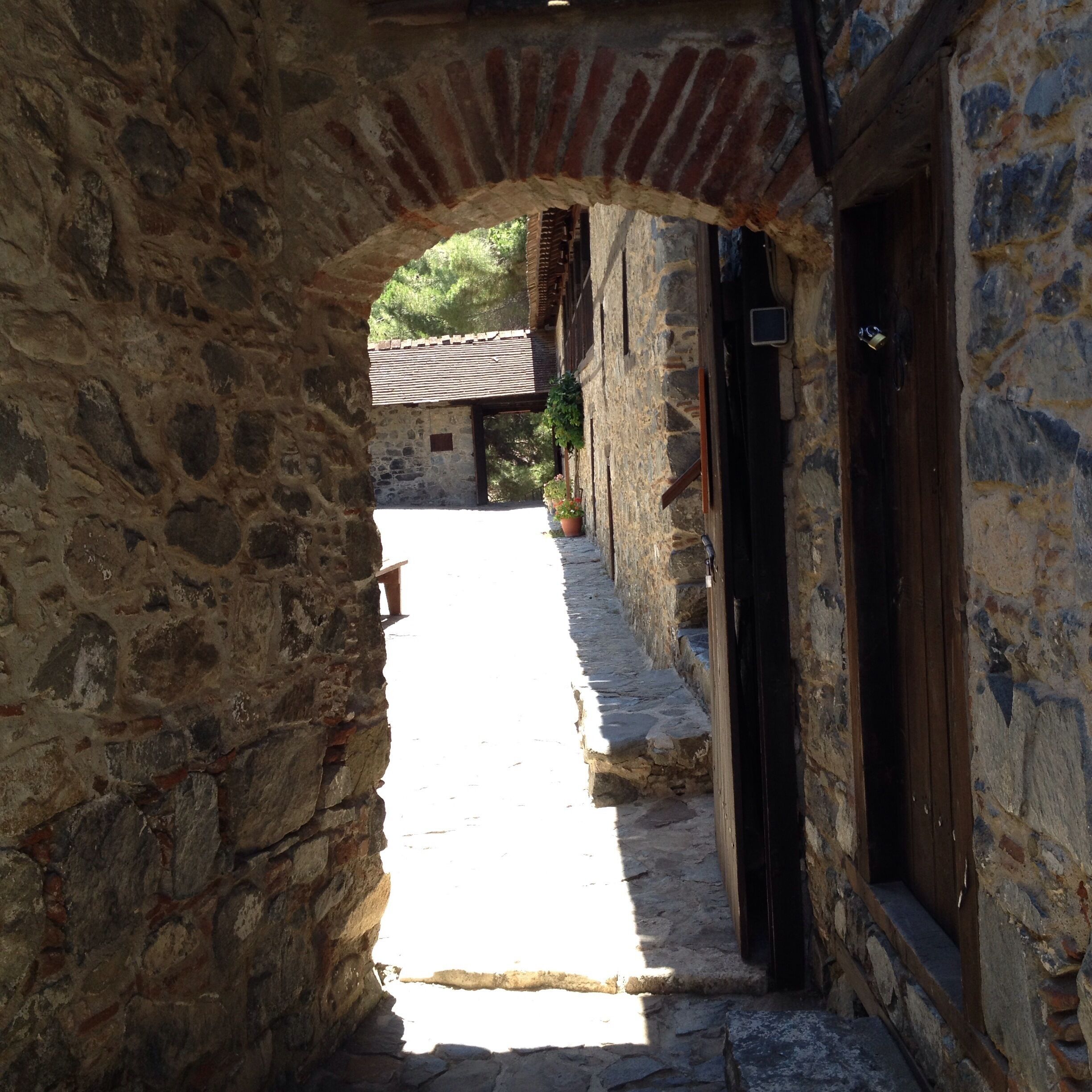 Spiritual visit to the monastery , doorway into the light!