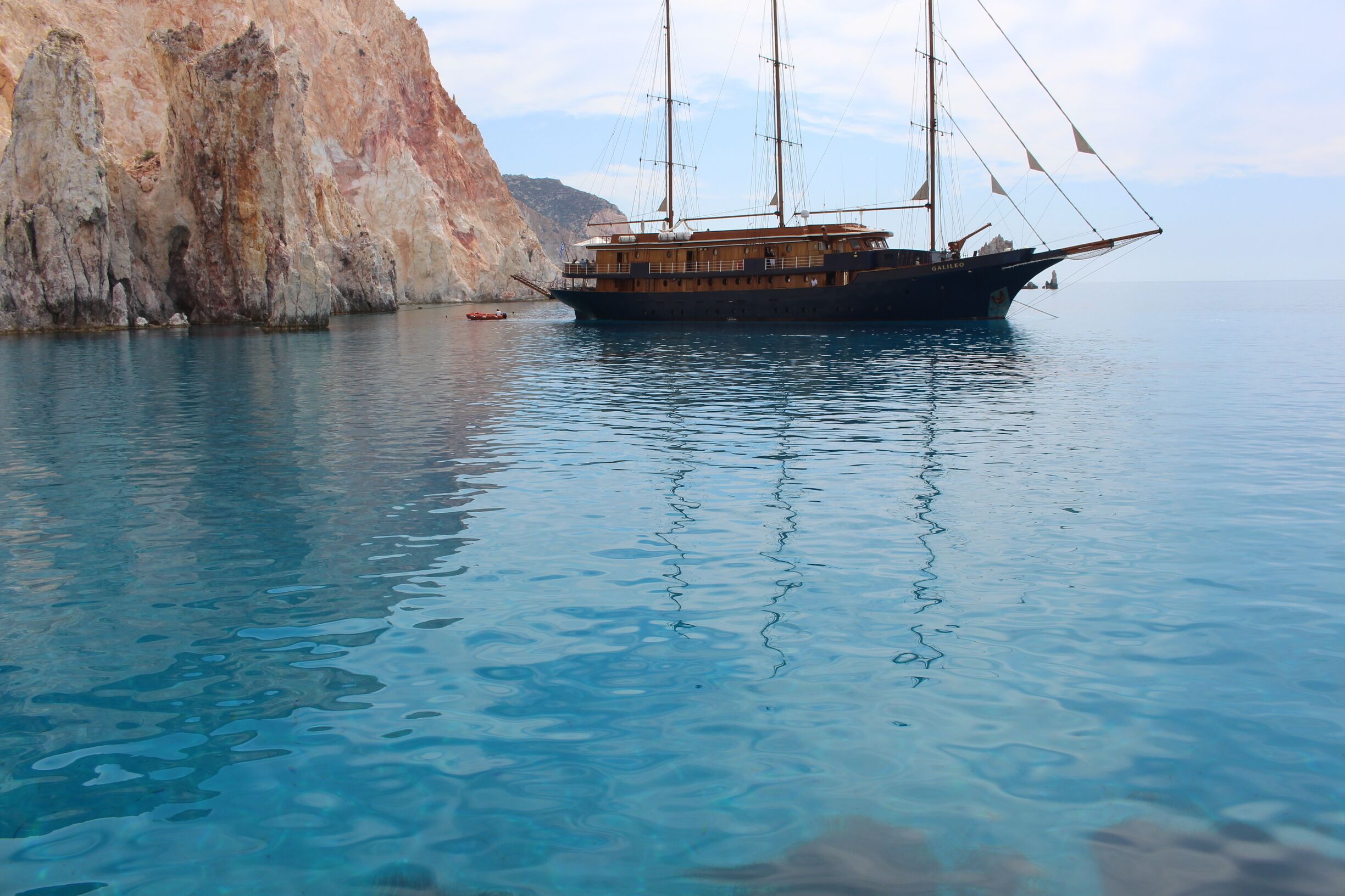 Kleftiko, Milos, Greece 
#beachbound 
#kleftiko #milos #greece #Island #islandlife #cyclades #histori #travel #holiday #nofilter ##photo #photoofday 