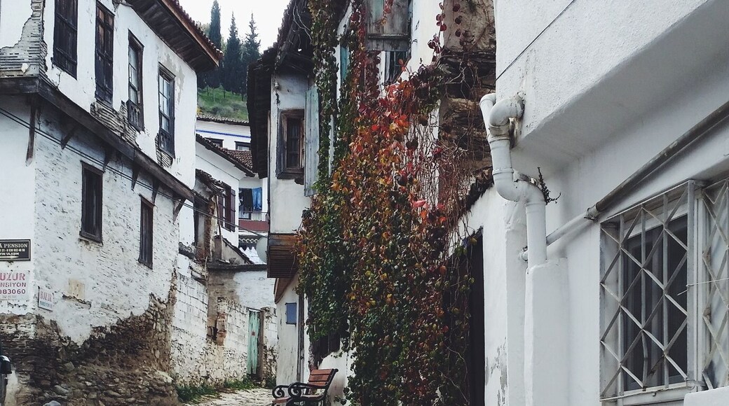 Cobbled stone paths will take you to a charming Greek village.
