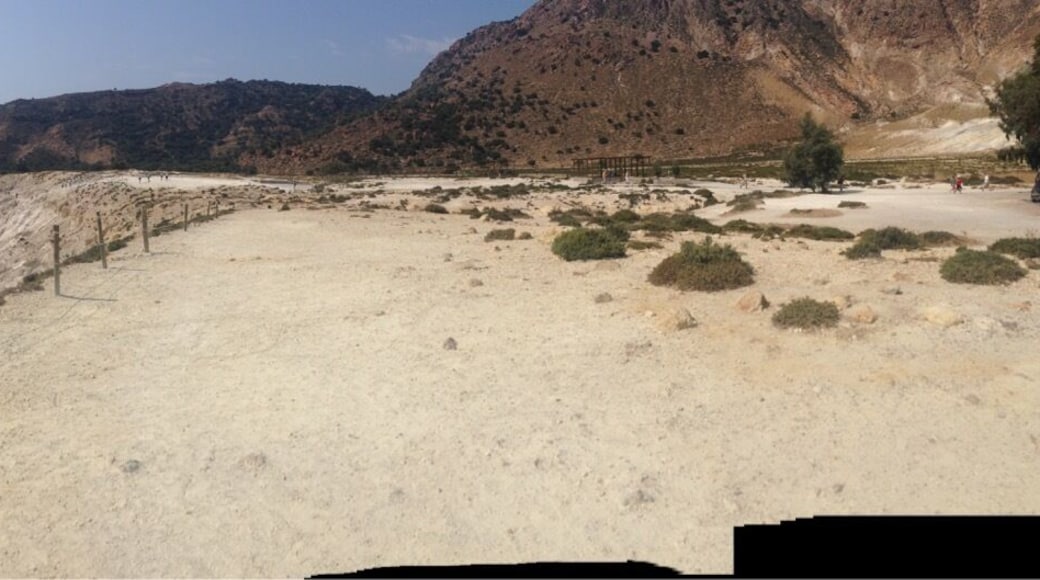 Amazing volcano still alive and smoking