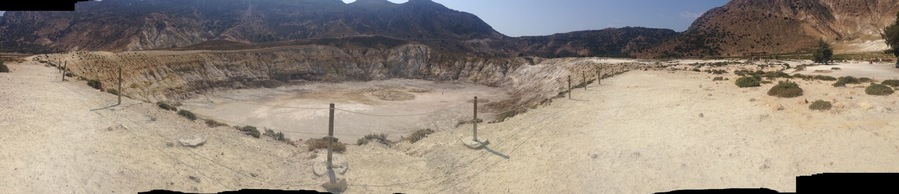 Amazing volcano still alive and smoking