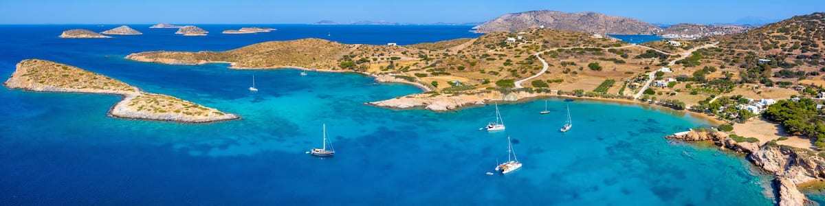 Katsadia beach on Lipsi island, Greece