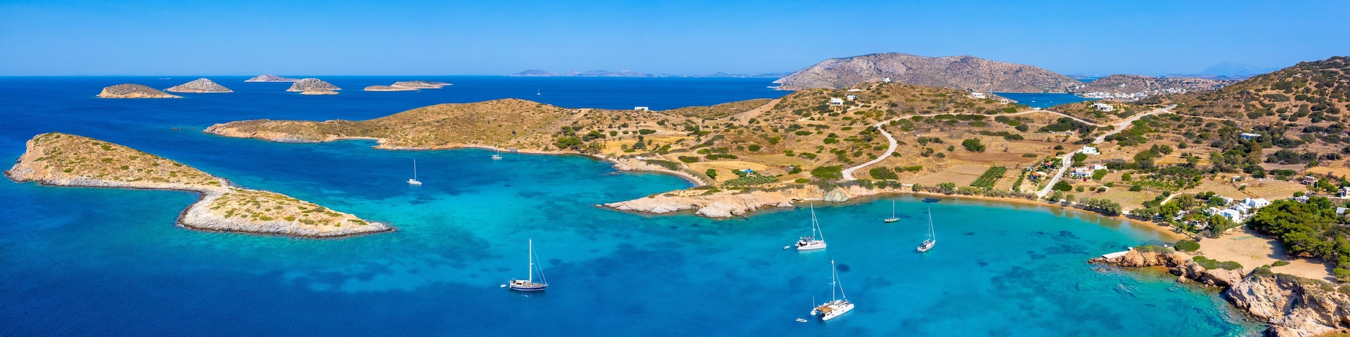 Katsadia beach on Lipsi island, Greece