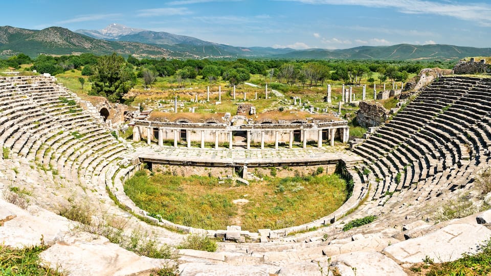 Amphitheatre at Aphrodisias in Turkey