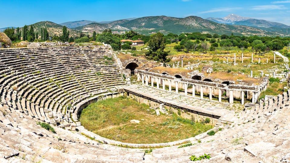 Amphitheatre at Aphrodisias in Turkey