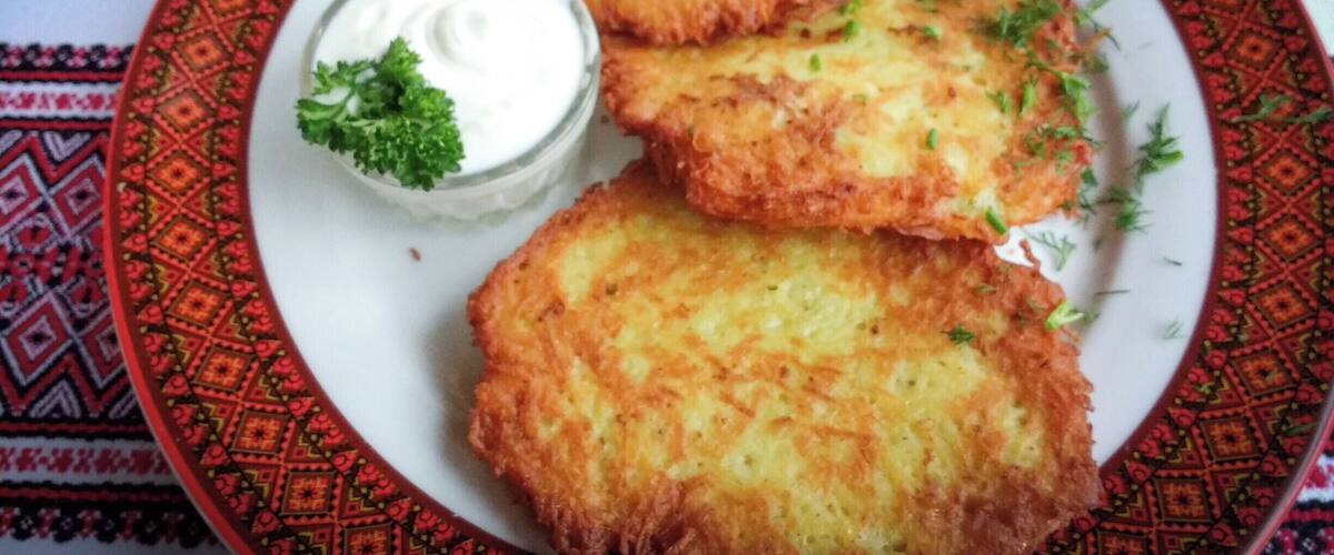 #Delicious potato pancakes in a great restaurant. Good food and service, beautiful garden, just the right prices.
I'd go back!