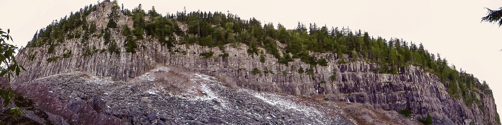 The goal: get to the top of that rock.