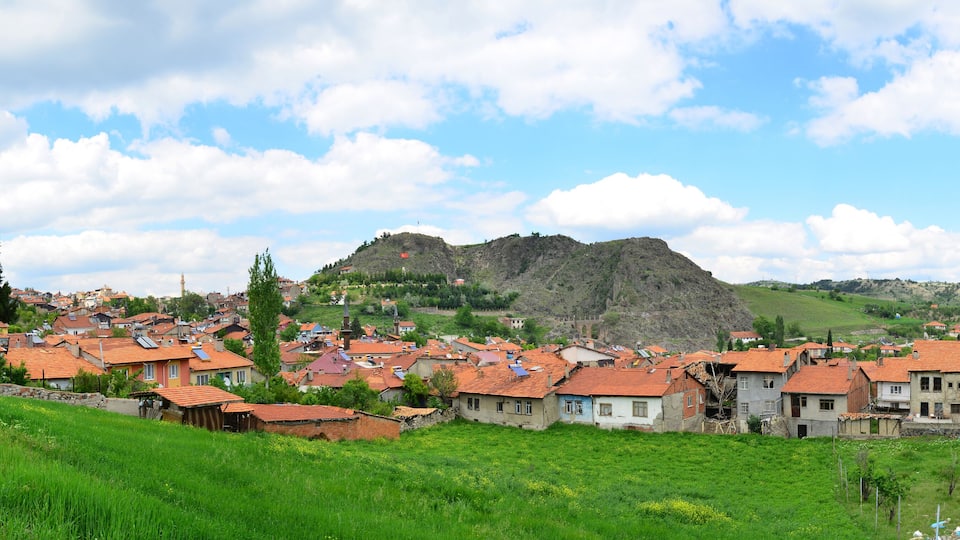 The historical mosques, bridges, baths and houses in the historical Gediz Town in Kutahya, Turkey attract attention from tourists.