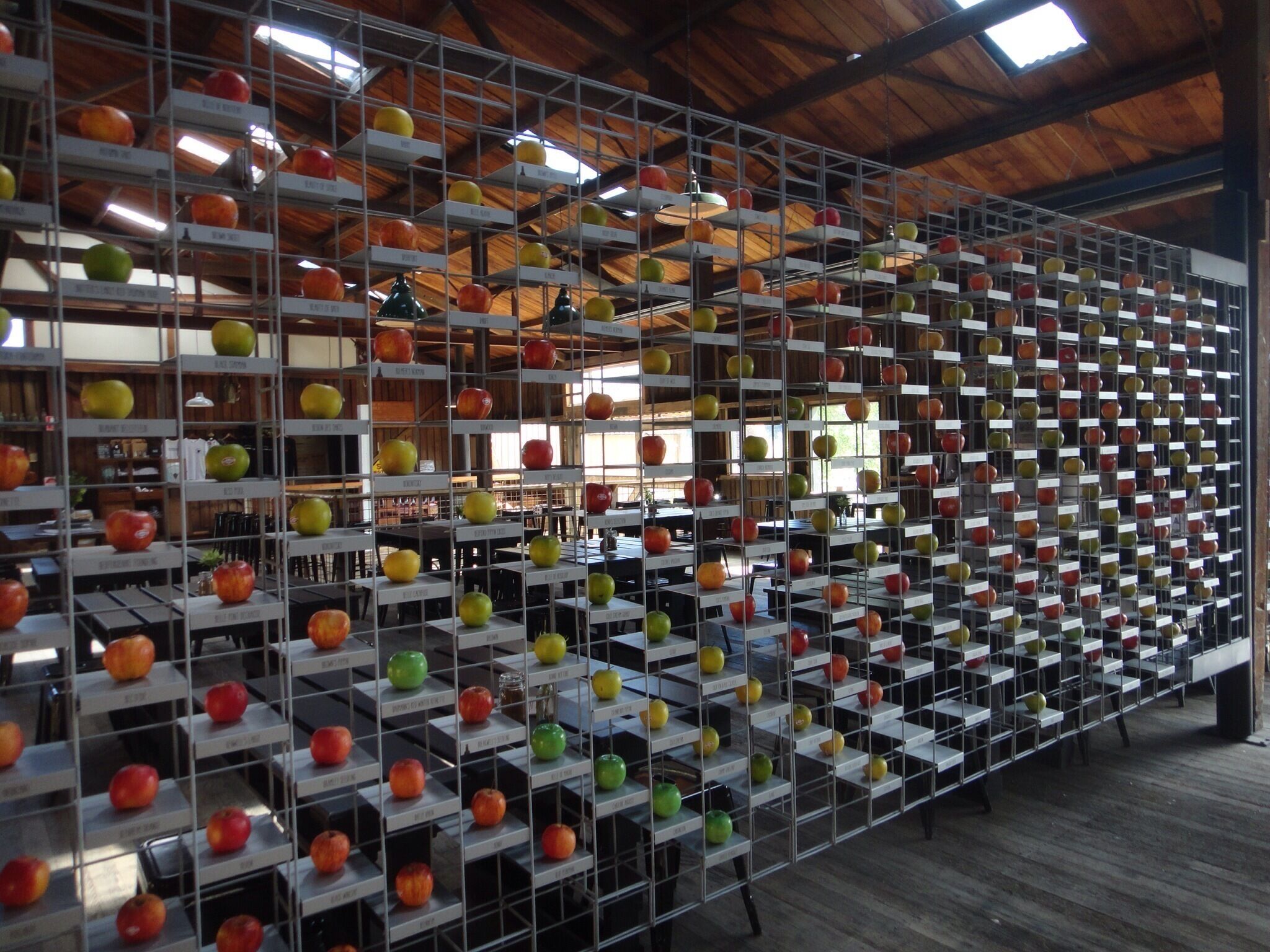 I never realised how many different varieties of apples there were! @ The Apple Shed the food, coffee & ciders are well worth stopping off for! 