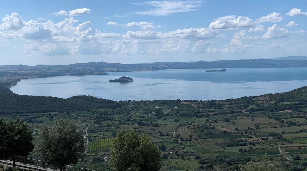 Bolsena lake view from Montefiascone.