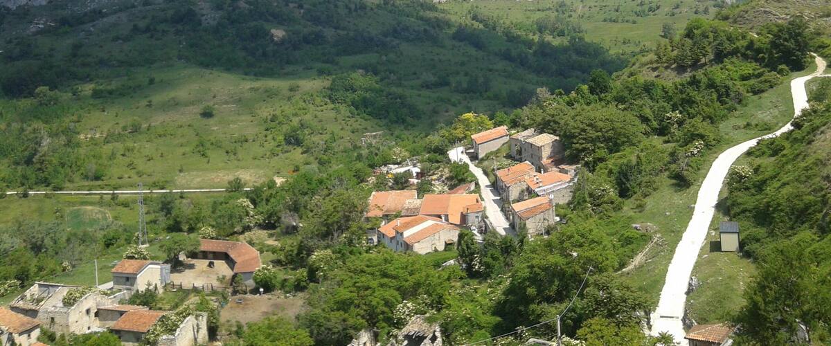 Monte Tino visto da Aielli Alto
