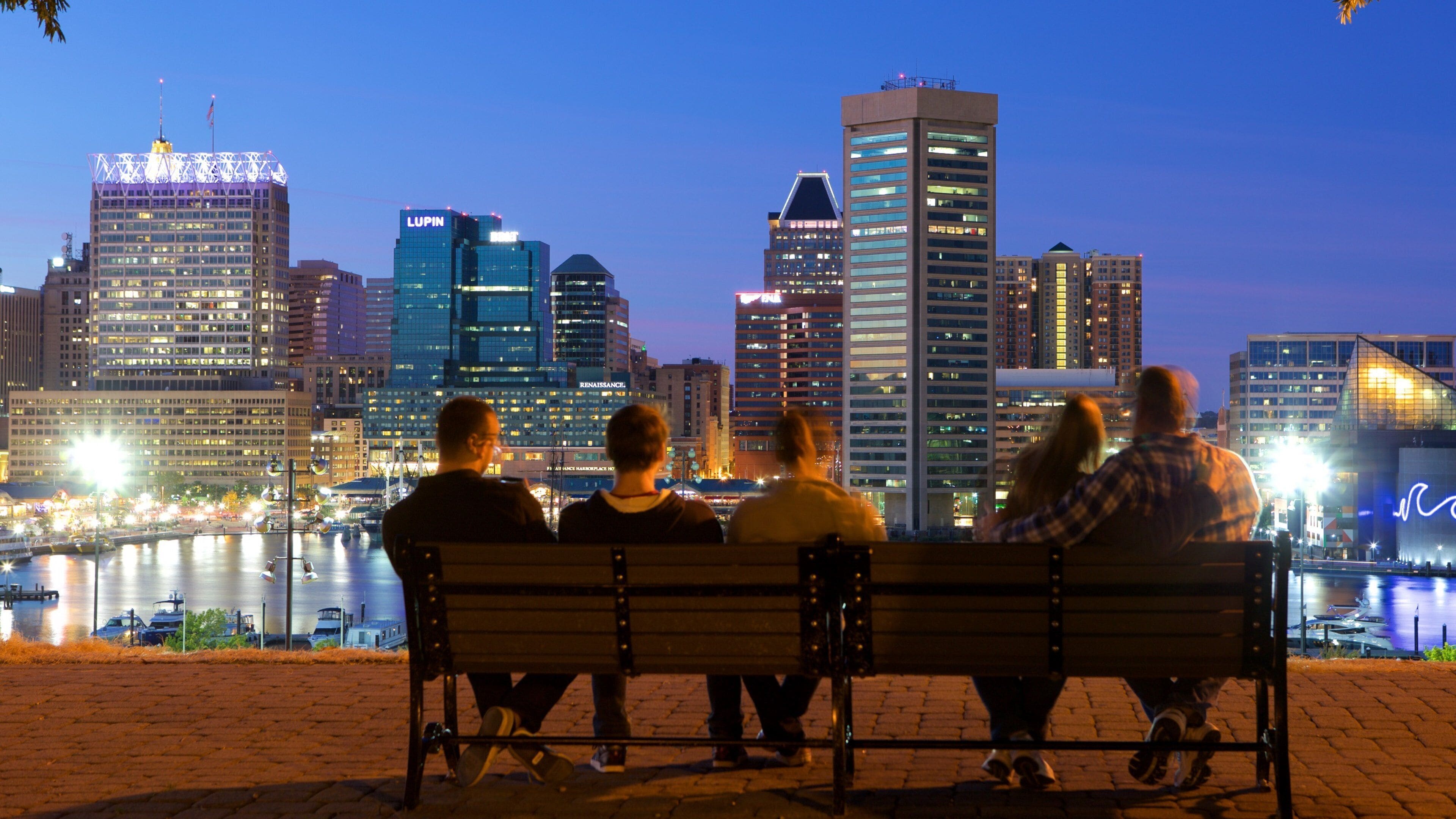 페더럴 힐 공원 을 특징 스카이라인, 강 또는 시내 과 도시