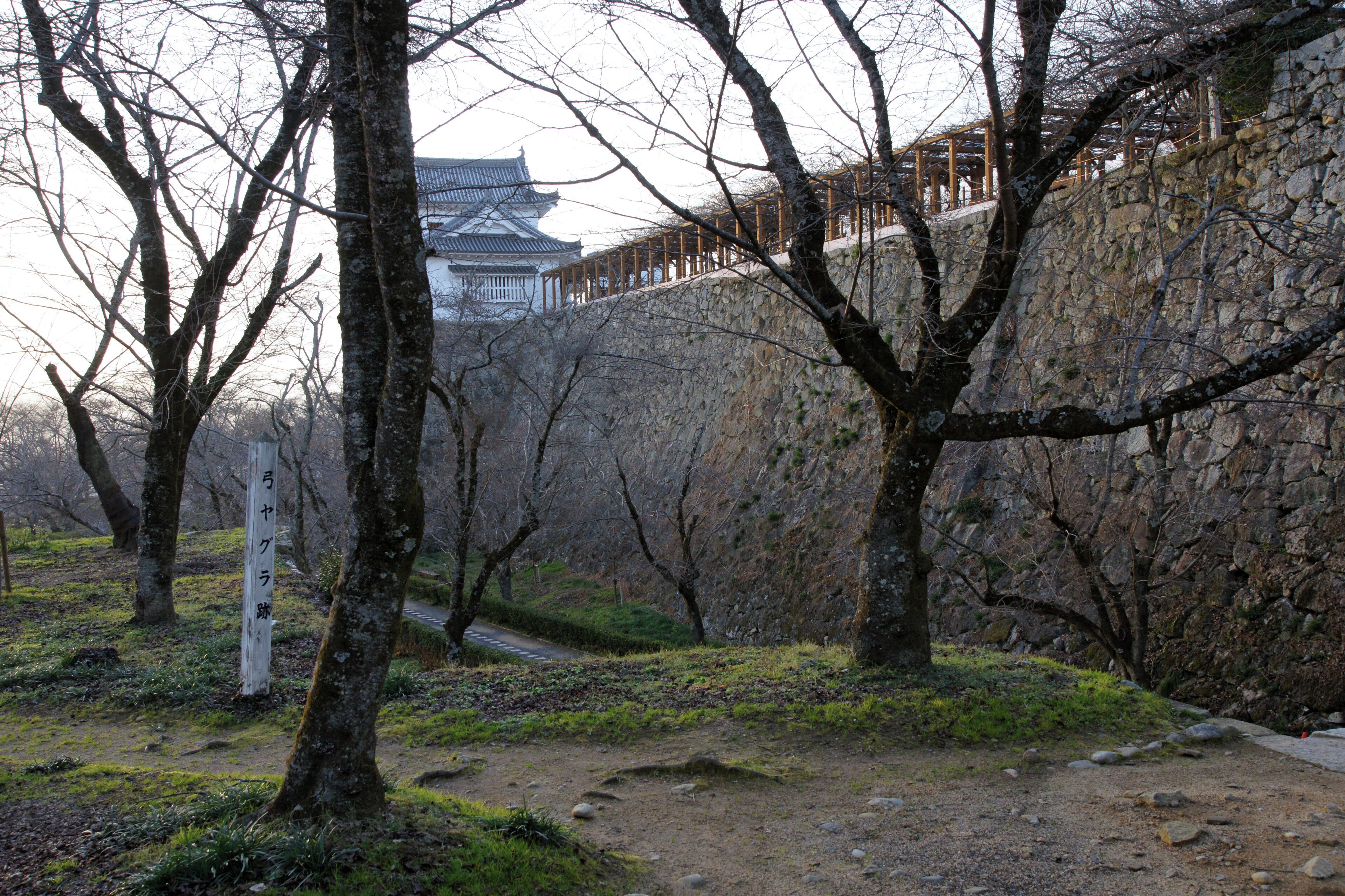 Tsuyama Castle in Tsuyama, Okayama prefecture, Japan.
