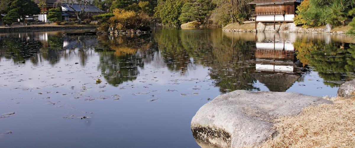 Shurakuen in Tsuyama, Okayama prefecture, Japan.