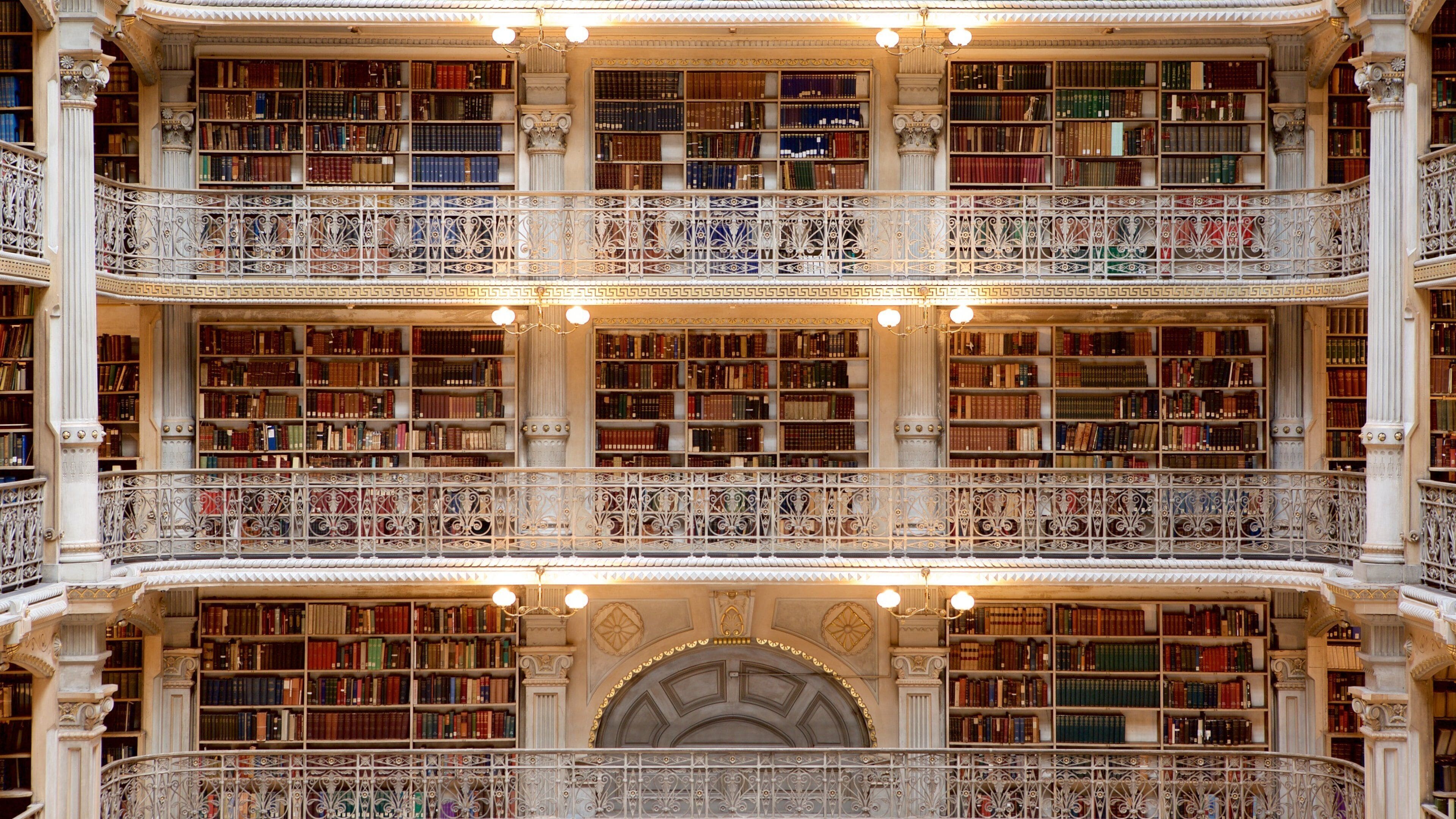 Instituto Peabody da Universidade John Hopkins caracterizando vistas internas