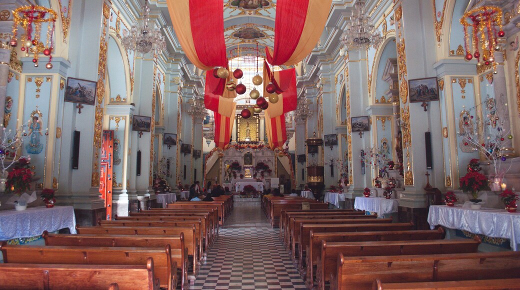 Tonatico, State of Mexico - Dec 2013 The Shrine of Our Lady of Tonatico is the most important church of the town, for its religious importance and its majesty of construction and interior details