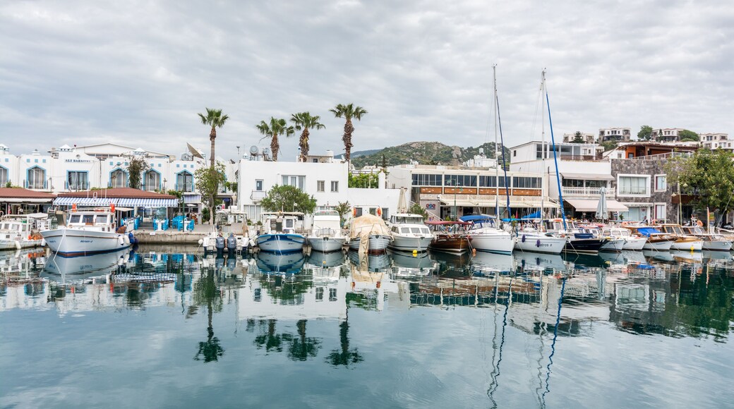 Yalikavak/Bodrum, Turkey - May 02, 2016: View at marina