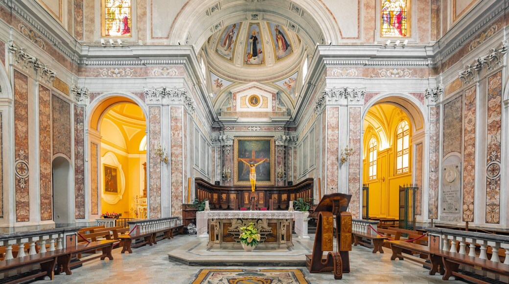 Sorrento Cathedral featuring religious elements, a church or cathedral and interior views