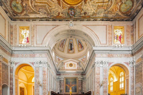 Sorrento Cathedral featuring interior views, a church or cathedral and religious elements