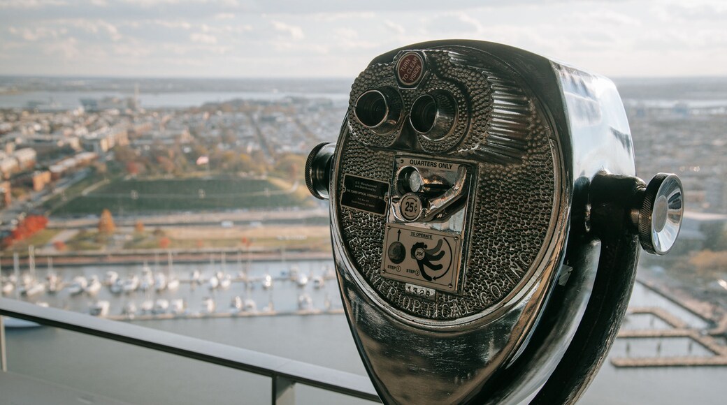 Top of the World Observation Level featuring views