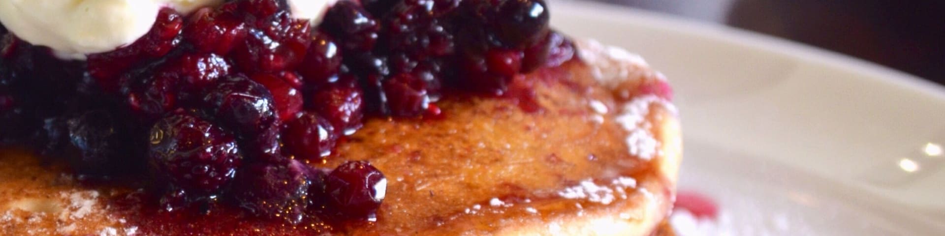 Vanilla pancake with berries and mascarpone. #foodie #amazing #perth #restaurant