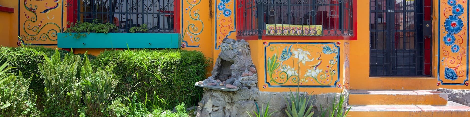 フォッシュ スクエア フィーチャー ストリート シーン と 家屋