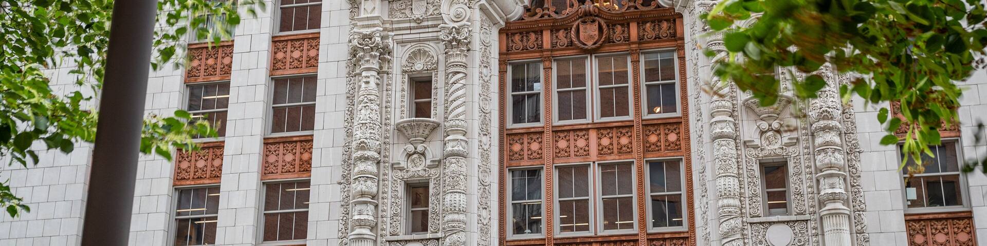 Indiana Repertory Theatre showing heritage architecture