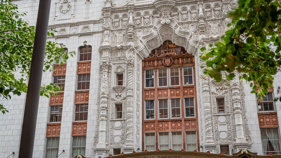 Indiana Repertory Theatre showing heritage architecture