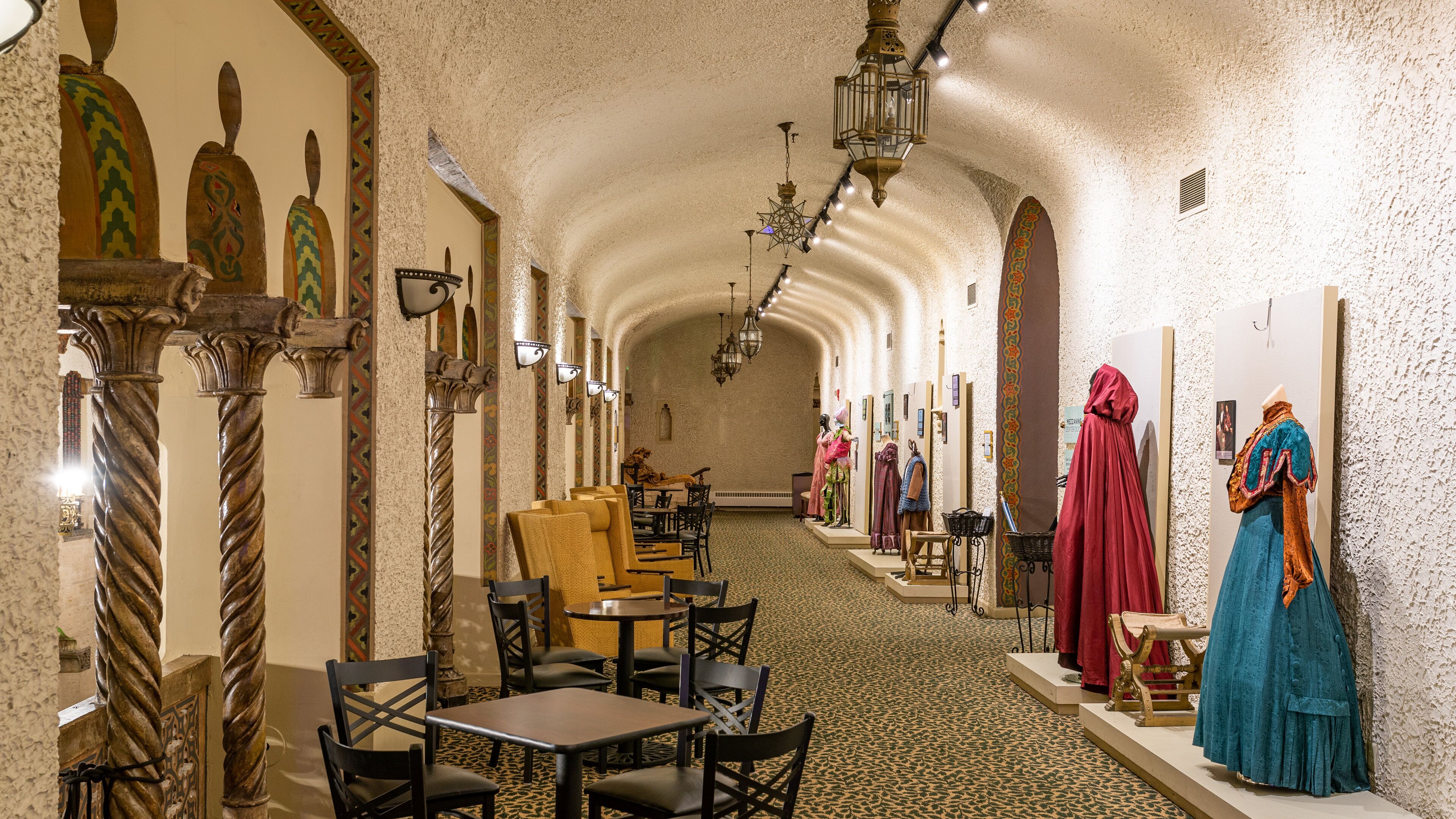 Indiana Repertory Theatre which includes heritage elements and interior views