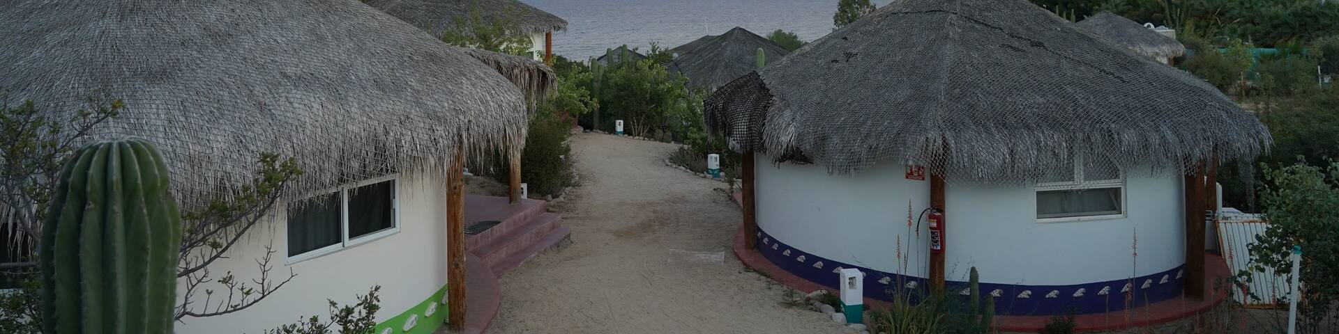 Palapas Ventana Casitas, La Ventana, BCS, Mexico