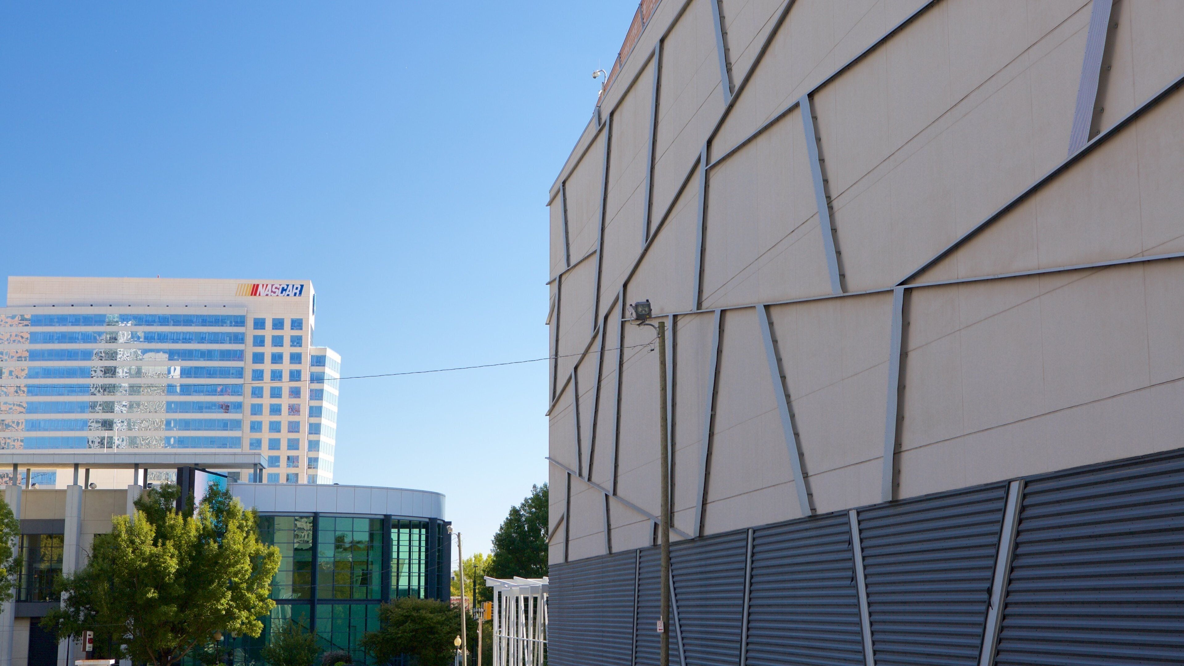 Harvey Gantt Center for African American Arts and Culture que inclui arquitetura moderna