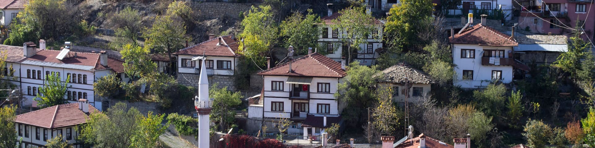 Traditional Turkish houses of Goynuk at Bolu / Turkey