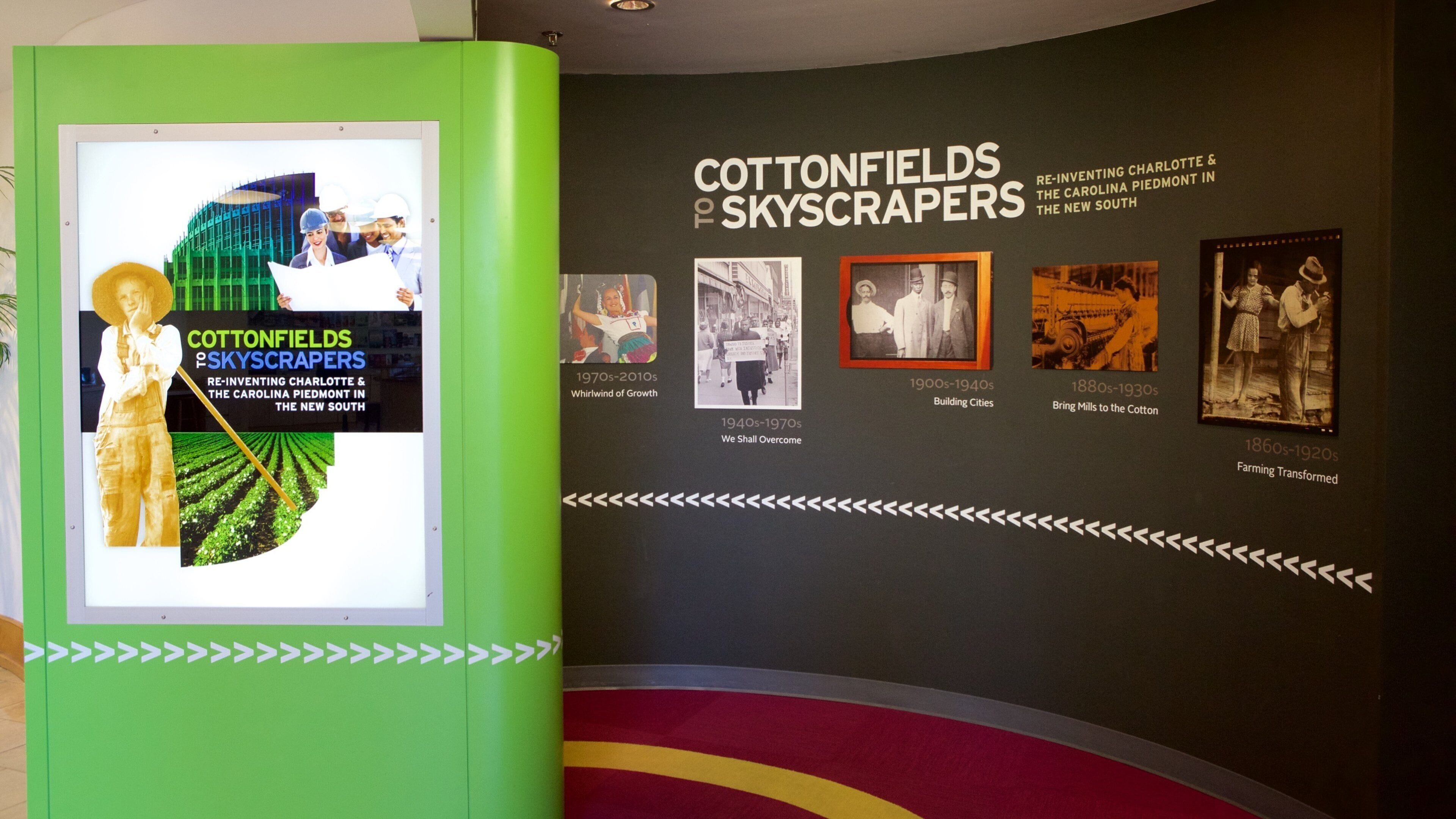 Levine Museum of the New South featuring interior views