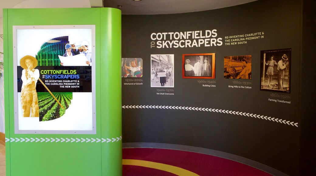 Levine Museum of the New South featuring interior views