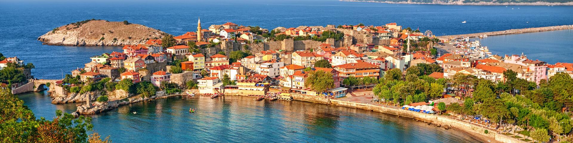 Amasra town on the Black sea coast, Turkey