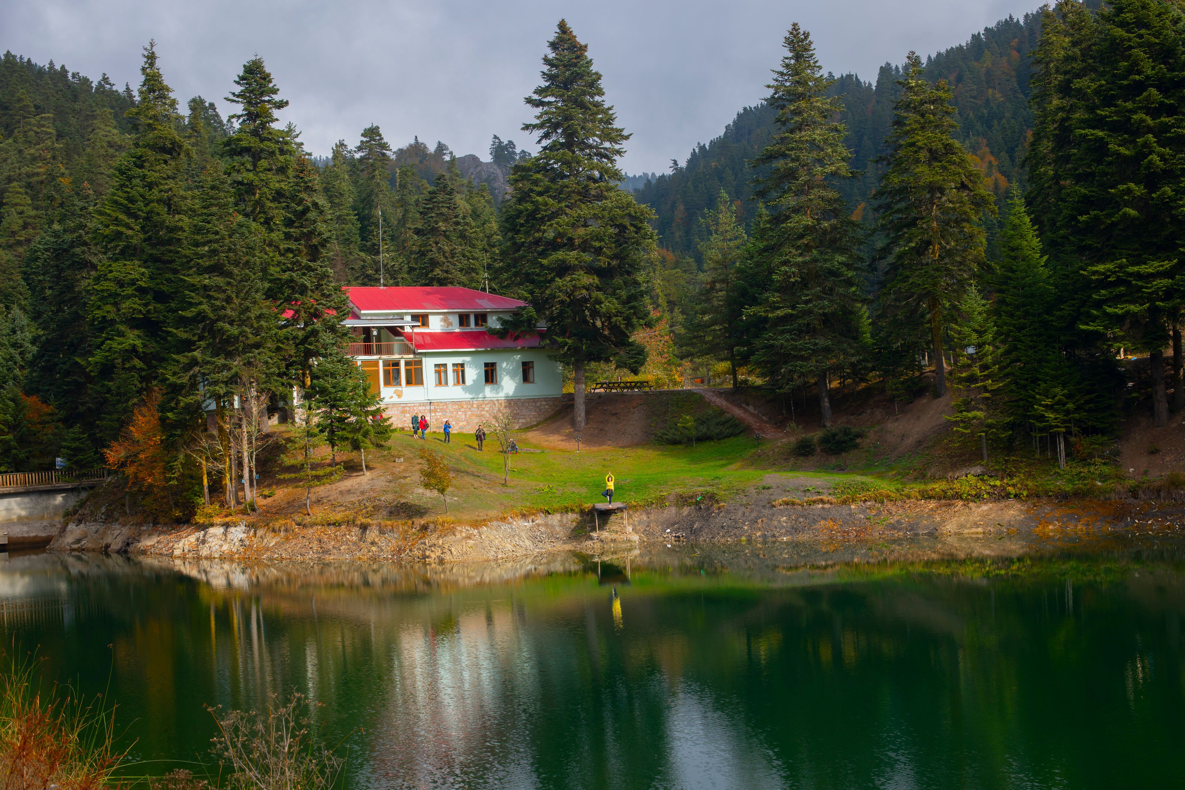 Akgöl Nature Park is located in the Ayancık district of Sinop province.