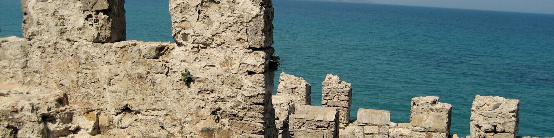 Is that a castle wall I see? They are literally everywhere in Turkey. That's the Black Sea that you are looking out towards. #Trove on