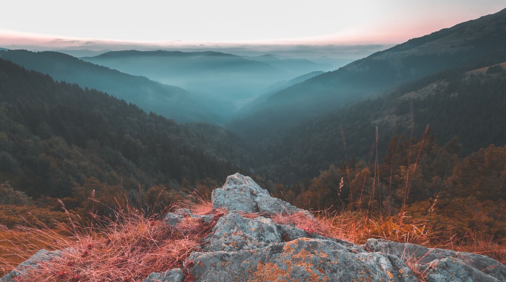 Soft autumn landscape view of Kumbet platea