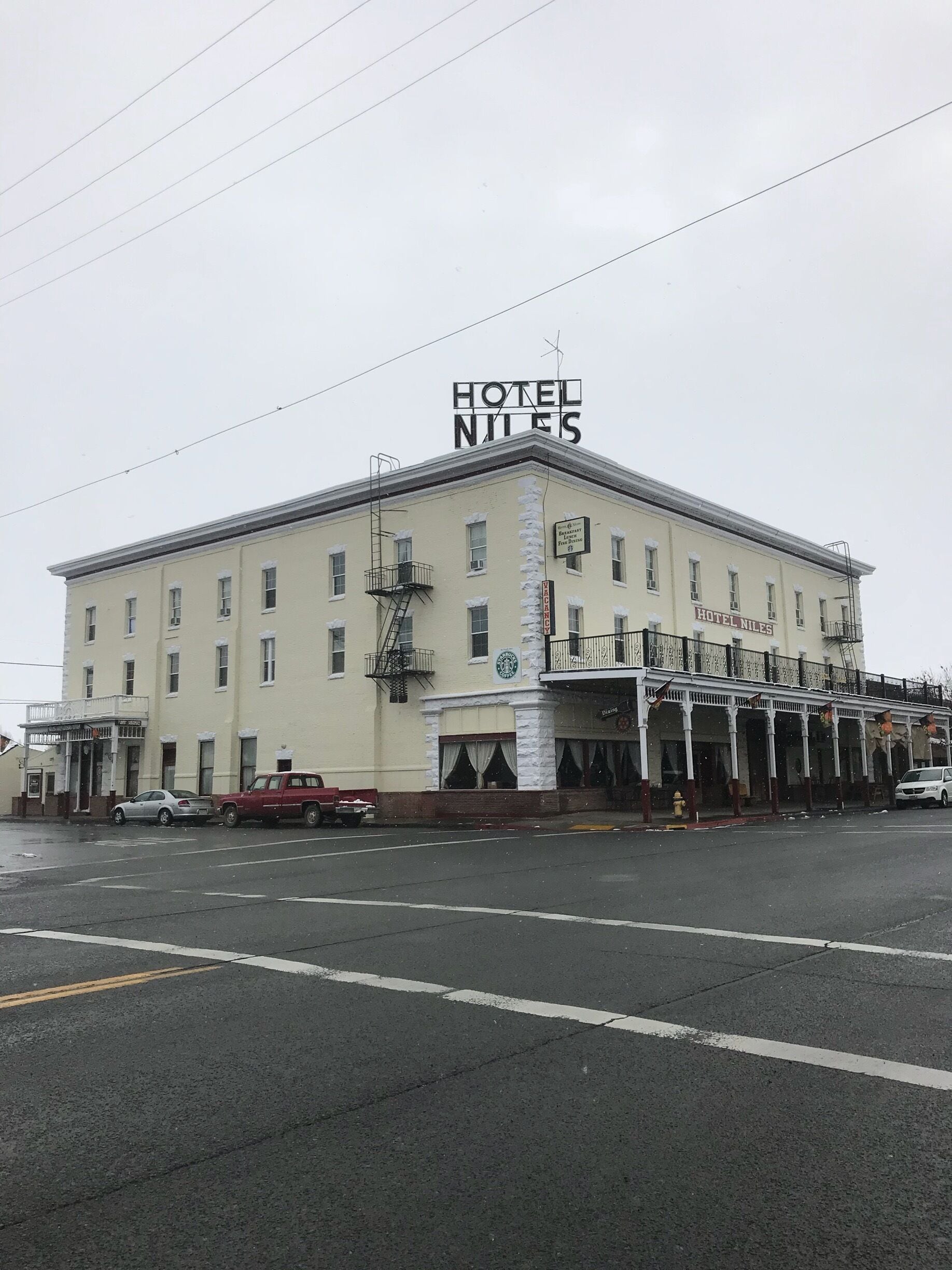 Historic old hotel is an American Treasure.  Built in 1908and completed in 1912 this outpost of the Old West even comes with a ghost.  For years it was the hangout for cattlemen, businessmen, railroad workers, salesman, farmers and loggers, but one of the guests still haunts the hotel.