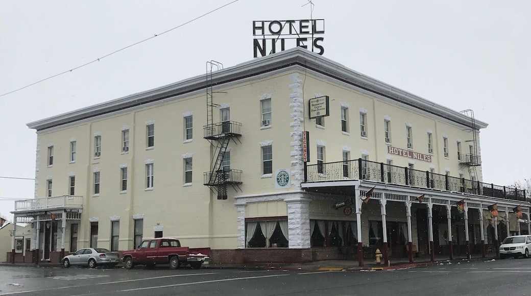 Historic old hotel is an American Treasure. Built in 1908and completed in 1912 this outpost of the Old West even comes with a ghost. For years it was the hangout for cattlemen, businessmen, railroad workers, salesman, farmers and loggers, but one of the guests still haunts the hotel.