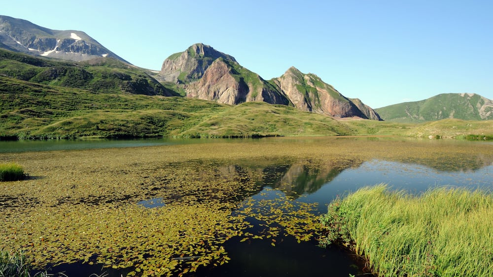 Artvin,is a city in northeastern Turkey about 30 km inland from the Black Sea.There are amazing plateaus and small crater lakes on the its muntains.