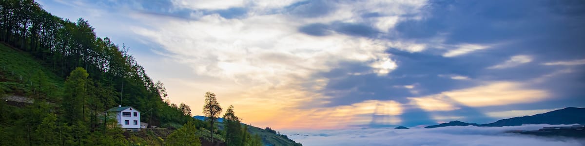 landscape with clouds