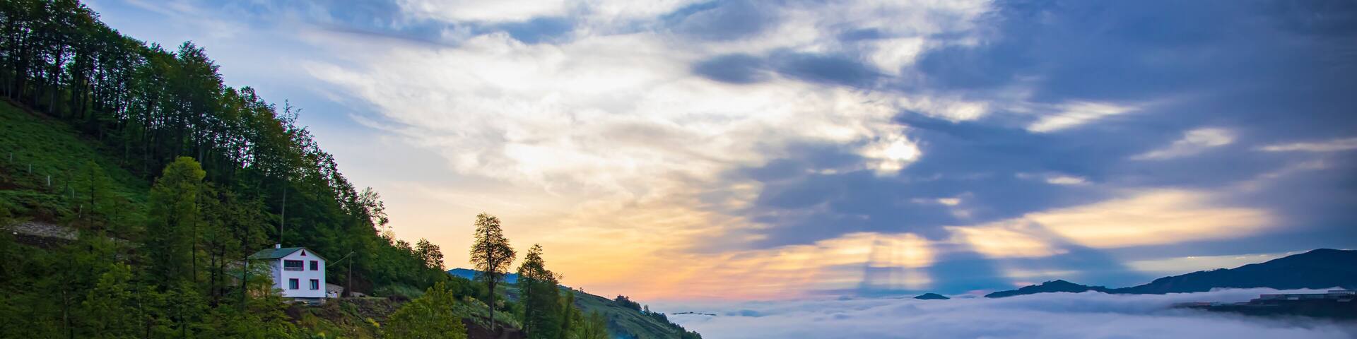 landscape with clouds