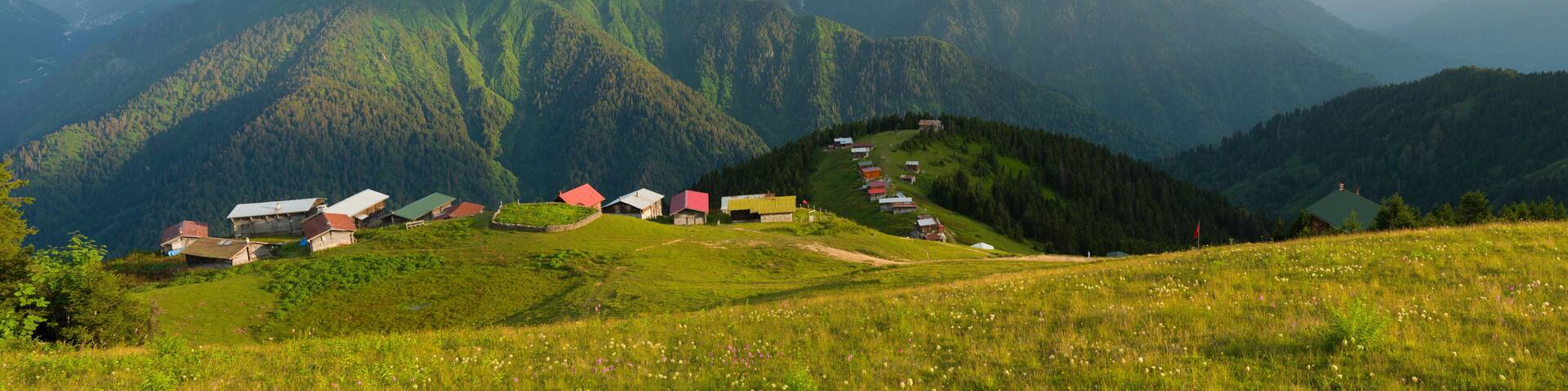 Pokut Plateau, with its magnificent scenery. Çamlıhemşin, Rize, Türkiye