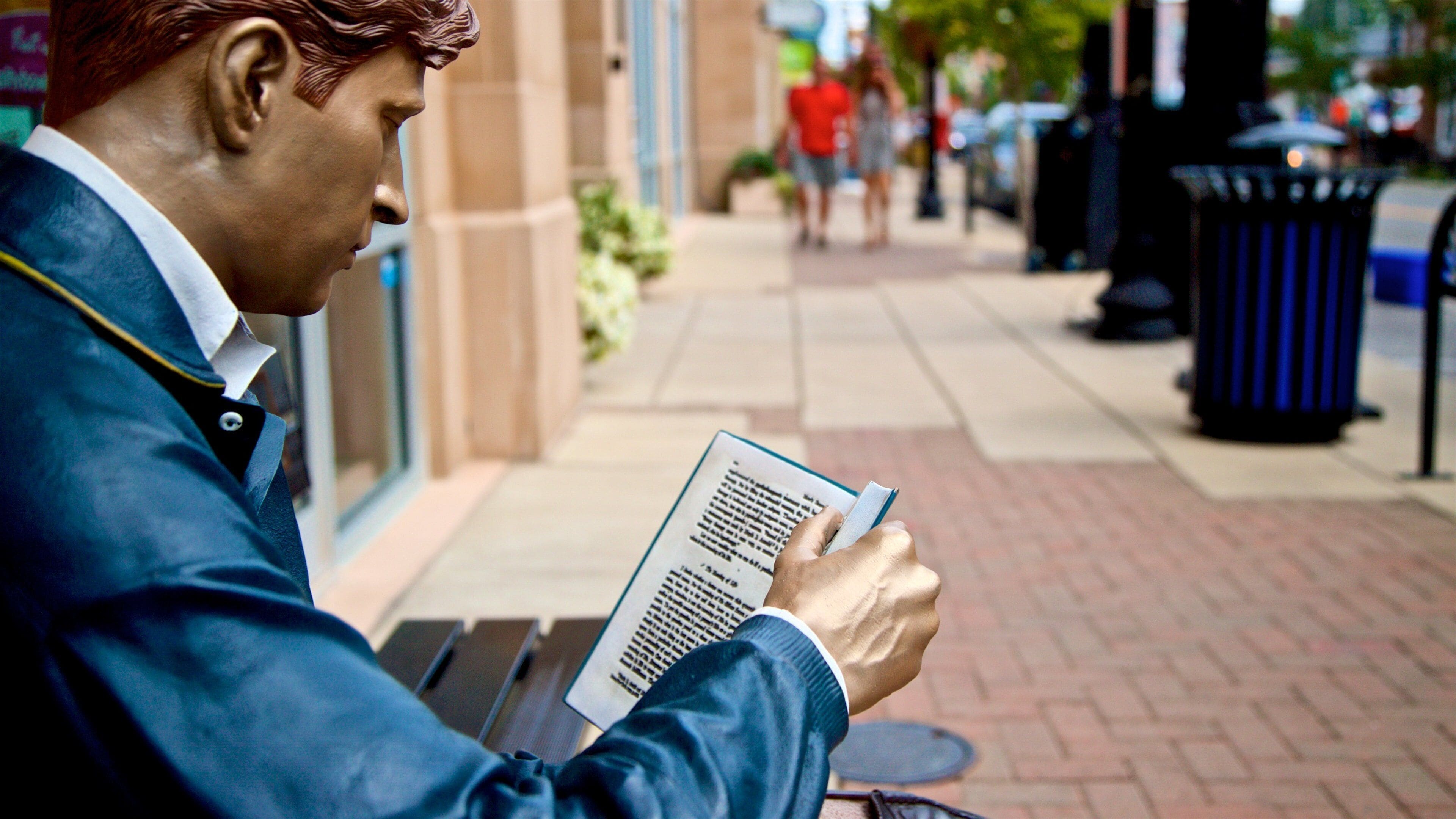 Carmel Arts and Design District featuring a statue or sculpture and outdoor art