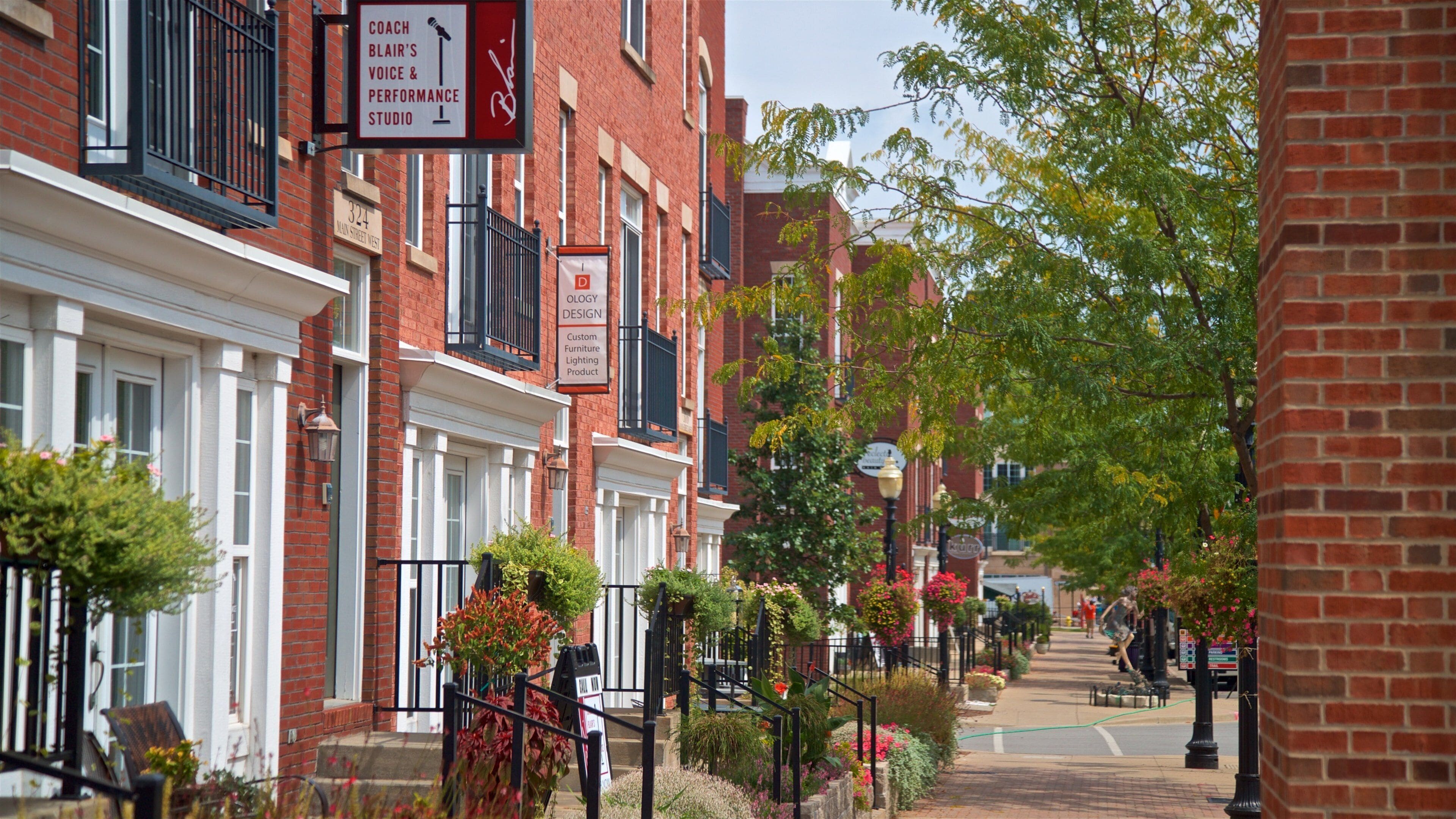 Carmel Arts and Design District ofreciendo flores