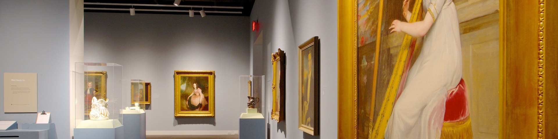 Mint Museum Randolph que inclui vistas internas